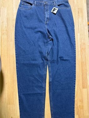 L.L.Bean Women’s 20 Tall Blue Stretch Straight Leg Jeans NWT